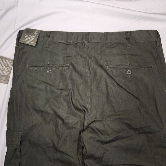 Boy Scouts of America Womens 18 Centennial Canvas Zip Off Uniform Pants Green - Picture 7 of 16